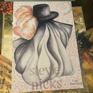 RARE STEVIE NICKS w/ Vanessa Carlton Concert Poster 10/12/2022 Alpharetta,GA